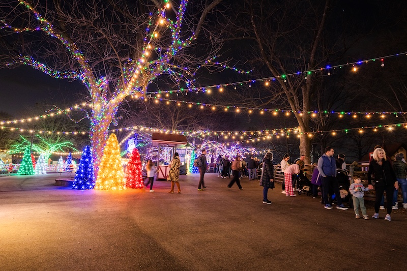 holiday lights walk through